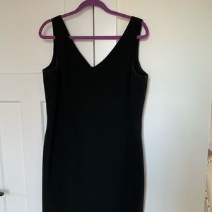 Black V Neck dress